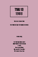 TSG 13 Cover Image